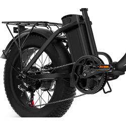 Galingas Sulankstomas Elektrinis Dviratis 1000 W 48 V 18 Ah