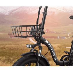 Galingas Sulankstomas Elektrinis Dviratis 1000 W 48 V 18 Ah