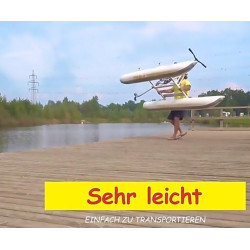 Pramoginis pripučiamas vandens dviratis