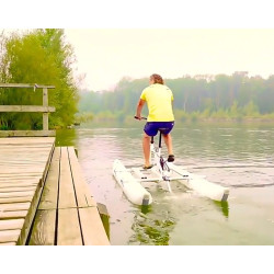 Pramoginis pripučiamas vandens dviratis