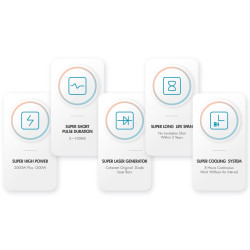 Epiliacijos diodo lazeris 808 NM 4 bangų - galingas