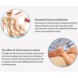 Smūginės, vibracinės bangos terapijos aparatas