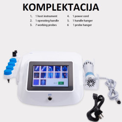 Smūginės, vibracinės bangos terapijos aparatas