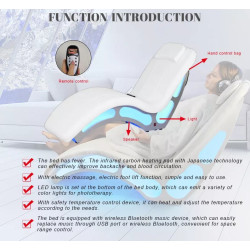 Masažo laisvalaikio Zero Gravity gultas