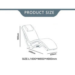 Masažo laisvalaikio Zero Gravity gultas