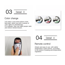 Masažo laisvalaikio Zero Gravity gultas