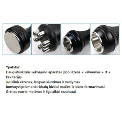 Kavitacijos Vakuumo RF Lazerio aparatas