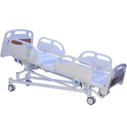 Funkcinė elektrinė ligoninės lova 5 su čiūžiniu
