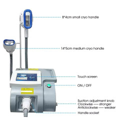 Krioterapijos kriolipolizės aparatas