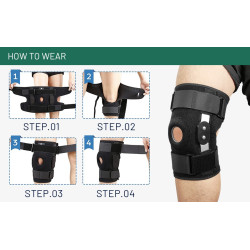 Sulankstoma ortopedinė kelio atrama