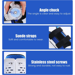 Pooperacinis kelio įtvaras su fiksavimo ratuku