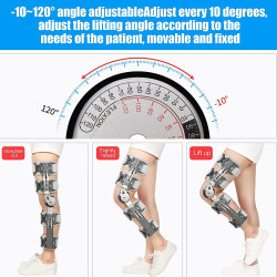 Sulankstomas kelių įtvaras