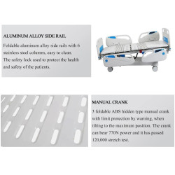 Medicininė elektrinė ligoninės lova 5 funkcijos