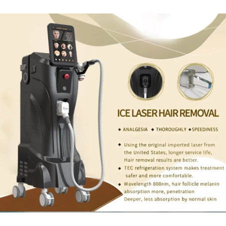 Epiliacijos diodo lazeris 755 808 1064 nm