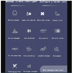 Masažinė kėdė viso kūno masažui 4D L