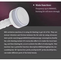 Vakuumo Kavitacijos RF Lazerio kūno lieknėjimo įranga