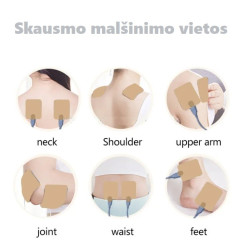 RAUMENŲ STIMULIAVIMO SKAUSMO MALŠINIMO ĮRANGA