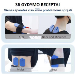 Elektroterapijos prietaisas kraujotakai gerinti ir skausmui malšinti