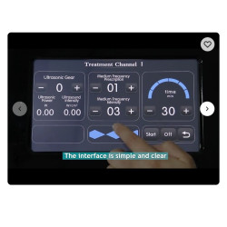 ULTRAGARSINIS APARATAS KINEZITERAPIJAI NUO SKAUSMO