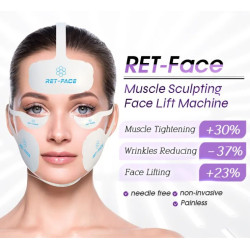 Veido pakėlimo, raumenų formavimo, raukšlių šalinimo PET PEH PES EMS aparatas