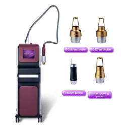 ND YAG pikosekundinis tatuiruočių šalinimo lazeris