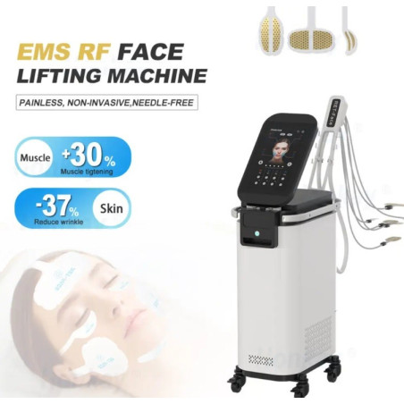 Veido 3 in 1 EMS RF Mikrosrovės raumenų kėlimo, raukšlių šalinimo ir odos stangrinimo aparatas