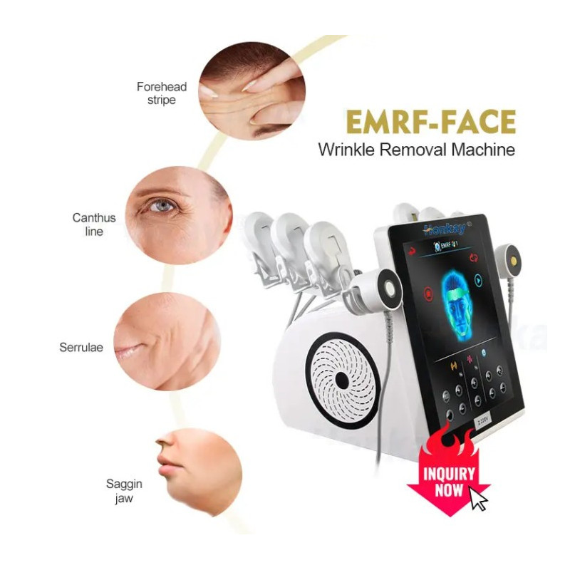 Raukšlių šalinimo EMS RF odos stangrinimo, veido raumenų stimuliacijos kėlimo PE aparatas