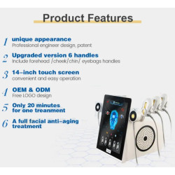 Raukšlių šalinimo EMS RF odos stangrinimo, veido raumenų stimuliacijos kėlimo PE aparatas