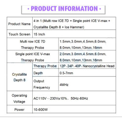 Veido pakėlimo odos priežiūros odos stangrinimo akių odos priežiūros aparatas