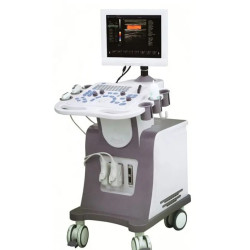 Doplerio ultragarso aparatas skirtas akušeriniams matavimams spalvotas