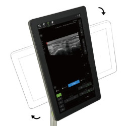 Doplerio ultragarso aparatas spalvotas su lietimui jautriu ekranu