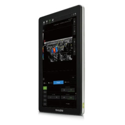 Doplerio ultragarso aparatas spalvotas su lietimui jautriu ekranu