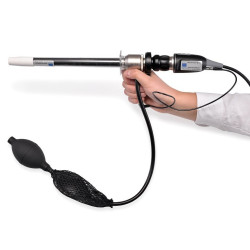 Diagnostinis vaizdo rektoskopas ant mobilios vežimėlio platformos