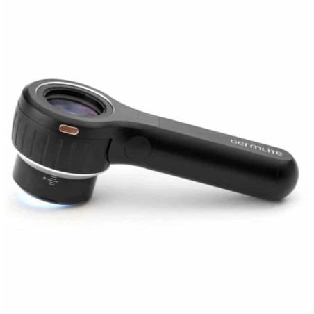 Dermatoskopas su poliarizuota ir nepoliarizuota šviesa