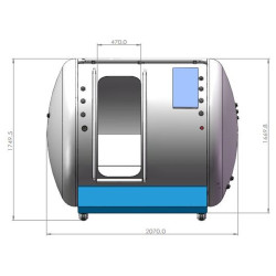 Dvivietė hiperbarinė deguonies kamera