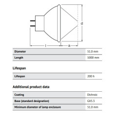 Medicininės paskirties lempa OSRAM