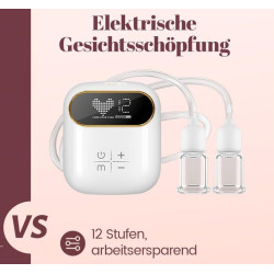 Veido masažo vakuuminis aparatas akims ir kaklui