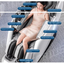 Masažinis krėslas 4D dvigubo judesio su NDJVF