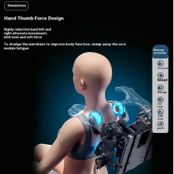 Masažinis krėslas 4D dvigubo judesio su NDJVF