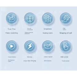 Masažinis krėslas 4D dvigubo judesio su NDJVF