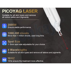 Pico ND YAG lazeris + 808 diodinis lazeris