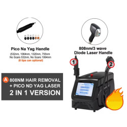 Pico ND YAG lazeris + 808 diodinis lazeris
