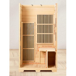 Infraraudonųjų spindulių medinė pirtis