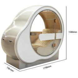 Deguonies kapsulė su IR spindulių funkcija