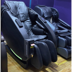 Masažinis fotelis savitarnai natūralios odos