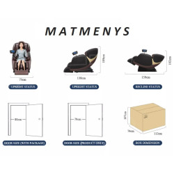 Masažinė kėdė viso kūno masažui