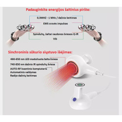 Vakuumo kavitacijos RF fizinės terapijos įranga 3 in 1