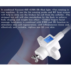 Vakuumo kavitacijos RF fizinės terapijos įranga 3 in 1
